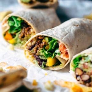 Burrito - wilde rijst - Mexicaanse groentjes
